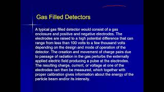 Gas Filled Detectors PART 01 [upl. by Auqinat816]