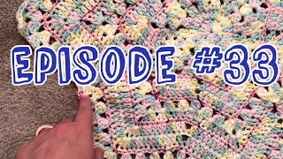 Episode 33  6 Day Crochet Star Blanket  Day 2 [upl. by Seed623]