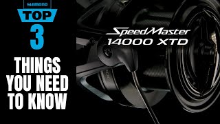 Shimano SpeedMaster XTD Surf Spinning Reel Top 3 Features [upl. by Rialb]