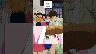 Ranma½ REMAKE vs ORIGINAL anime ranma½ drawing animation comedy humor comedia shorts [upl. by Osbourn]