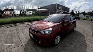 CAR ASMR  2022 Kia Soluto 14 EX AT Philippines Specs  Sights amp Sounds [upl. by Samid754]