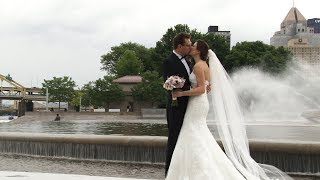 Sheraton Station Square Wedding Reception Highlight  Emilee amp Andrew [upl. by Adnirem]