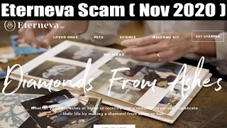 Eterneva Scam Nov 2020 Diamond Made Of Human Ashes Watch The Scam  Scam Adviser Reports [upl. by Rumpf]