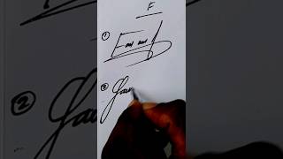 How to sign letter quotFquot Letter F sign 😃👍 signature shotrs viral art [upl. by Pearman]