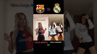 Visca Barca ❤️ vs Hala madrid🤍 football viscabarsa halamadrid barcelona realmadrid trending [upl. by Nonrev972]