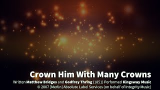 Crown Him with Many Crowns Lyrics [upl. by Ahl]