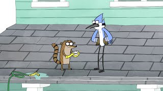 Regular Show  Mordecai And Rigby Find The Summertime Loving Song [upl. by Orimisac]