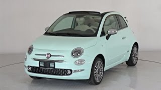 FIAT 500 C 12 Lounge KM0 2016 VERDE LATTEMENTA [upl. by Asaert193]