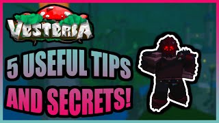 Vesteria  5 Useful Tips and Secrets Training Dummies Splitting Items and More [upl. by Amorete]