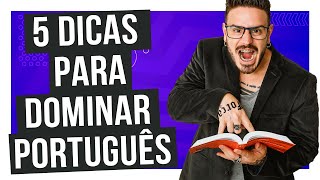 5 DICAS PARA APRENDER PORTUGUÊS [upl. by Halac185]