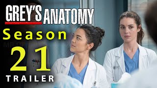 Greys Anatomy Season 21 Trailer  Everything You Need To Know  Release Date 2024 [upl. by Jaella]