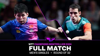 FULL MATCH  Lin Shidong vs Alvaro Robles  MS R32  WTTMontpellier 2024 [upl. by Bozuwa]