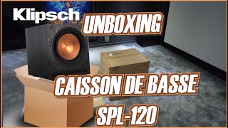 Unboxing Caisson de Basse KLIPSH SPL120 Home Cinéma [upl. by Sihon]