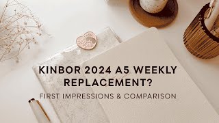 2024 Kinbor A5 Weekly replacement  An undated version first Impressions and comparison [upl. by Tayib497]