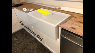 How to Install a Farmhouse Sink [upl. by Mitzie]