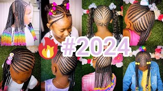 60  Latest Kids Cornrows Braids Hairstyles For Girls  Cute Hairstyles with Braids Hair Extension [upl. by Laurel889]