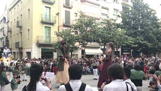 Fires i Festes de la Santa Creu a Figueres 2018  Trobada de Gegants I [upl. by Odilo]