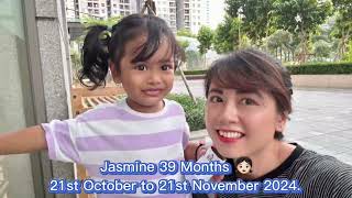 Jasmine 39th months Homes video👧🏻 👻 🎃 [upl. by Nob921]