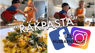 HUSBARNSKOST Räkpasta med saffran amp sparris [upl. by Ahsienak]