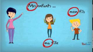 Les adjectifs possessifs [upl. by Arahahs]