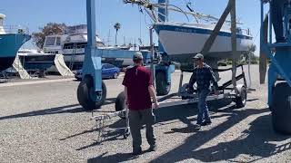 Taking my new 1963 Cal 20 sailboat to Napa Boat for DIY work [upl. by Ginger445]