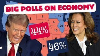 Latest Polls Presidential Race 2024 Today on Economy  Polls Trump vs Harris  Polls USA 2024 [upl. by Acessej]