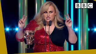 Rebel Wilson steals the show with HILARIOUS unexpected BAFTA 2020 speech  BBC [upl. by Sivrad333]