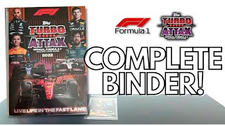 100 COMPLETE COLLECTION BINDER UPDATE  TOPPS FORMULA 1 TURBO ATTAX 2022  ALL 100 CLUBS amp LES [upl. by Ohare728]