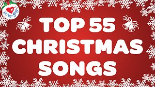 Top 55 Christmas Songs and Carols with Lyrics 🎅 Merry Christmas 2024 [upl. by Netsyrk]