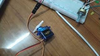 Servo Motor using Arduino and potentiometer  Microprocessor and Microcontroller Lab [upl. by Garett887]