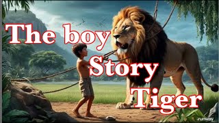 short story the boy and tiger in Frorest [upl. by Nwahsal]