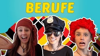 GERMAN LESSON 14 German professions  Deutsche Berufe Was sind Sie von Beruf 💇‍👷👮‍ [upl. by Lem618]