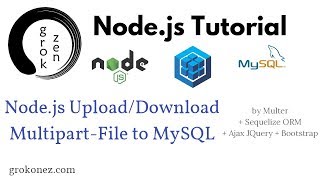 NodeJSExpress – UploadDownload MultiparFile to MySQL – Sequelize  JQuery Ajax [upl. by Trovillion]