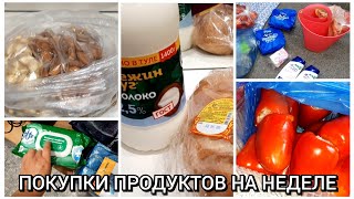 покупка продуктов в течение недели с ценами [upl. by Ilellan]