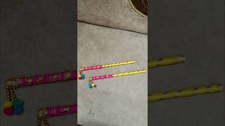 DIY Dandiya Sticks craft navratrispecial dandiya youtube youtubeshorts shorts [upl. by Bertila]