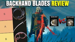 Best Elden Ring Backhand Blade All 3 Backhand Blades Ranked Weapon Tier List Patch 116 [upl. by Innavoj]