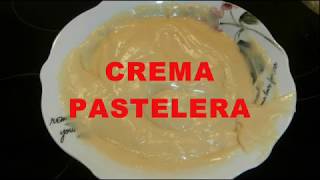 Crema Pastelera caserareceta fácil [upl. by Ayerim29]