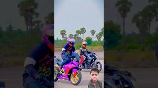 🏍️Bike stunt public reaction 😈 [upl. by Seavir]