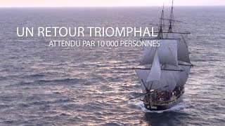 LHermione  un retour triomphal à Brest [upl. by Prima170]