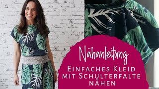 Clara Nähanleitung  einfaches Kleid schnell selber nähen [upl. by Baldwin]