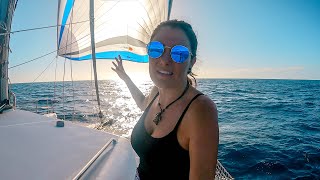 SAILING CATAMARAN TO VENEZUELA  Cruising Offshore [upl. by Yornek]