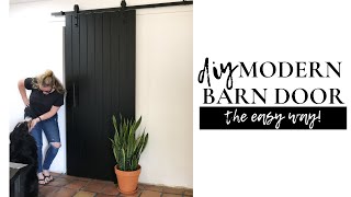 How To Build A Barn Door  the Easy Way [upl. by Aisac]