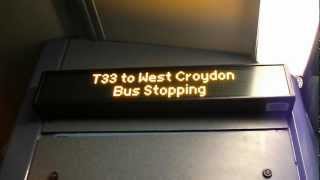 T33 to West Croydon [upl. by Nylasoj]