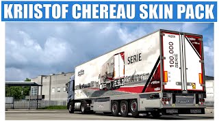 ETS 2 143  KRIISTOF CHEREAU TRAILER SKIN PACK [upl. by Reseda]