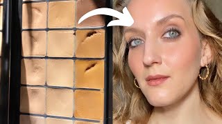 RCMA Foundation Palette Try On  How To [upl. by Kihtrak]