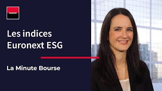 La Minute Bourse Les indices Euronext ESG [upl. by Pudens]