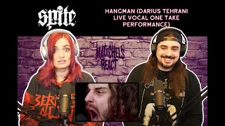 Spite  Hangman Darius Tehrani Live Vocal One Take Performance Reaction [upl. by Mayworm]