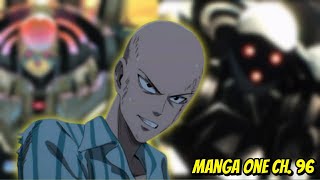 Saitama Vs Robot Pertahanan Sempurna Metal Knight  MANGA ONE 96 [upl. by Eidok]