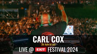 EXIT 2024  Carl Cox hybrid set at mts Dance Arena FULL SHOW [upl. by Petras]