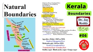 Kerala06 Kerala Geography  Natural Boundaries Travancore Kochi Malabar Jay Reddy [upl. by Niddala]